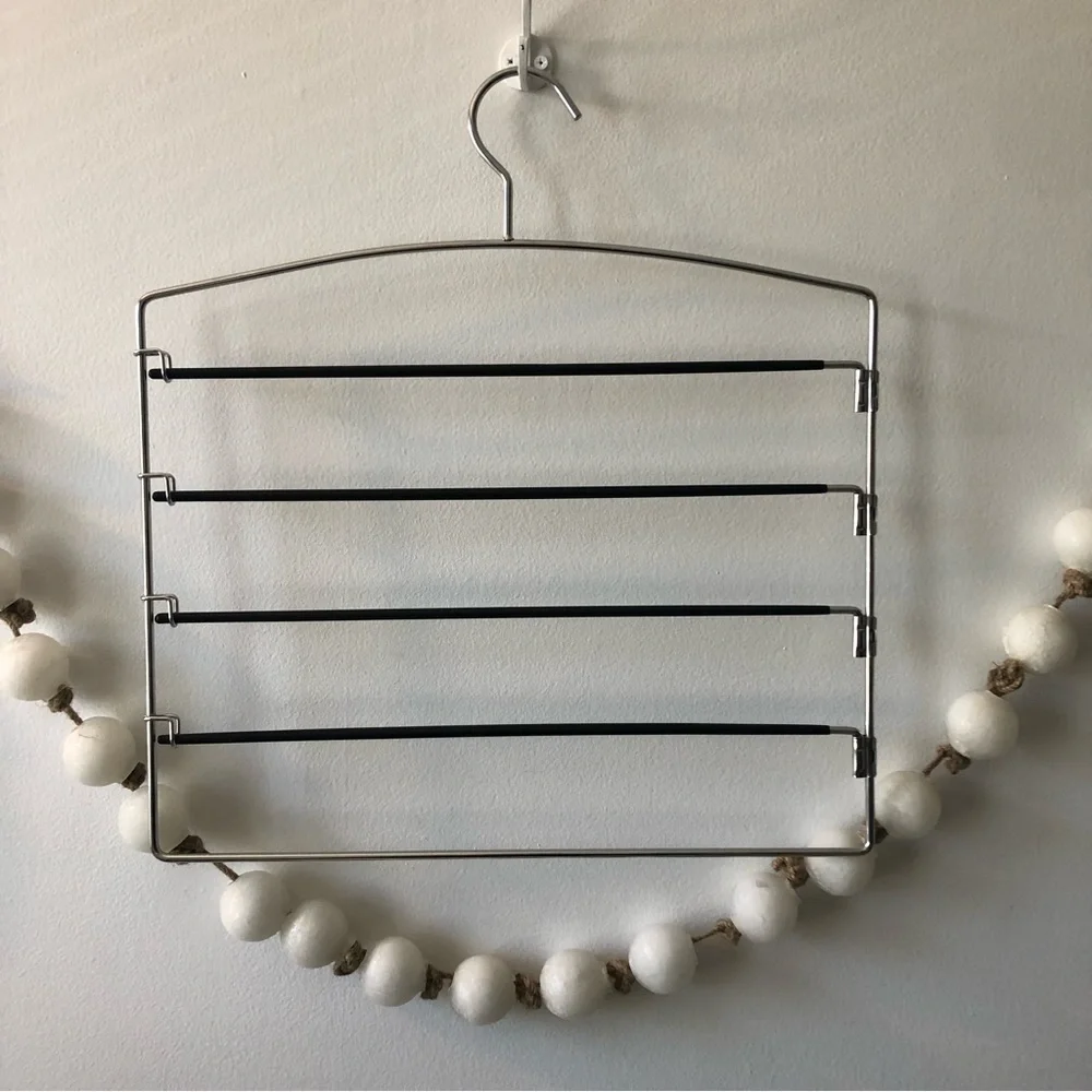 5 Tier Closet and Storage Clothes Hanger, Hanger Space Saving with Swing arm